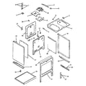Modern Maid FDU2492WW-P1130630NWW cabinet assy diagram