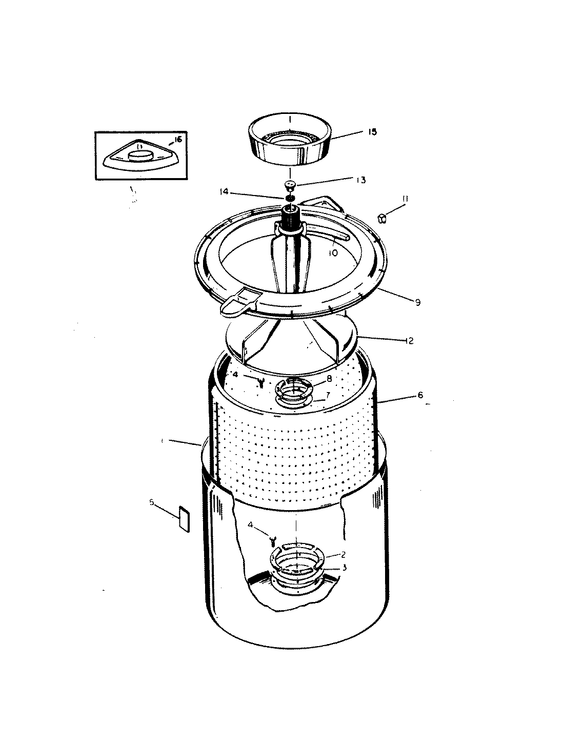 Norge LWJ202A tub (orig. rev. a) diagram