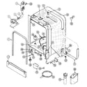 Maytag MDC4100AWE tub diagram