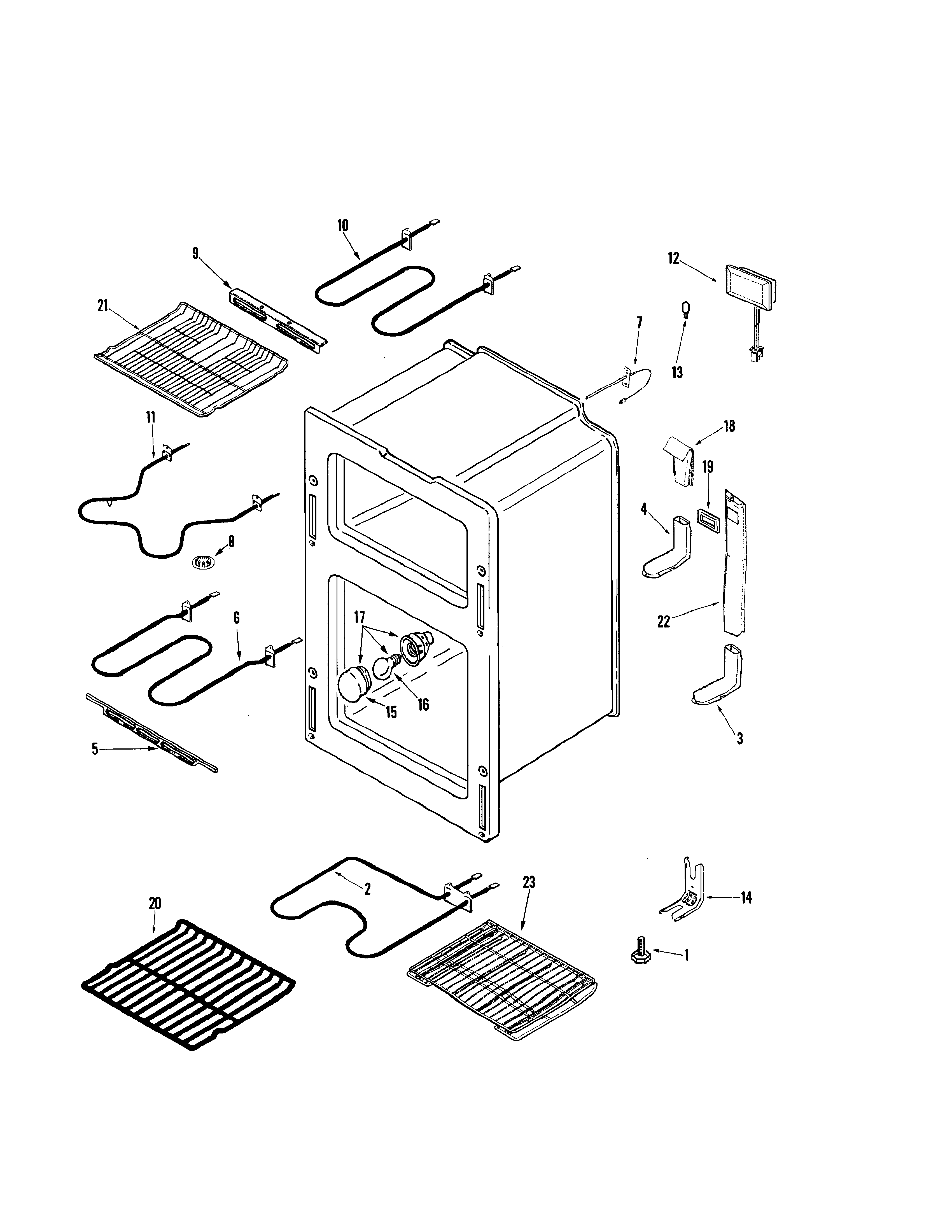 Maytag MER6775BAB oven diagram