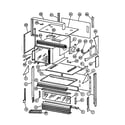 Caloric RKD395 upper oven parts diagram