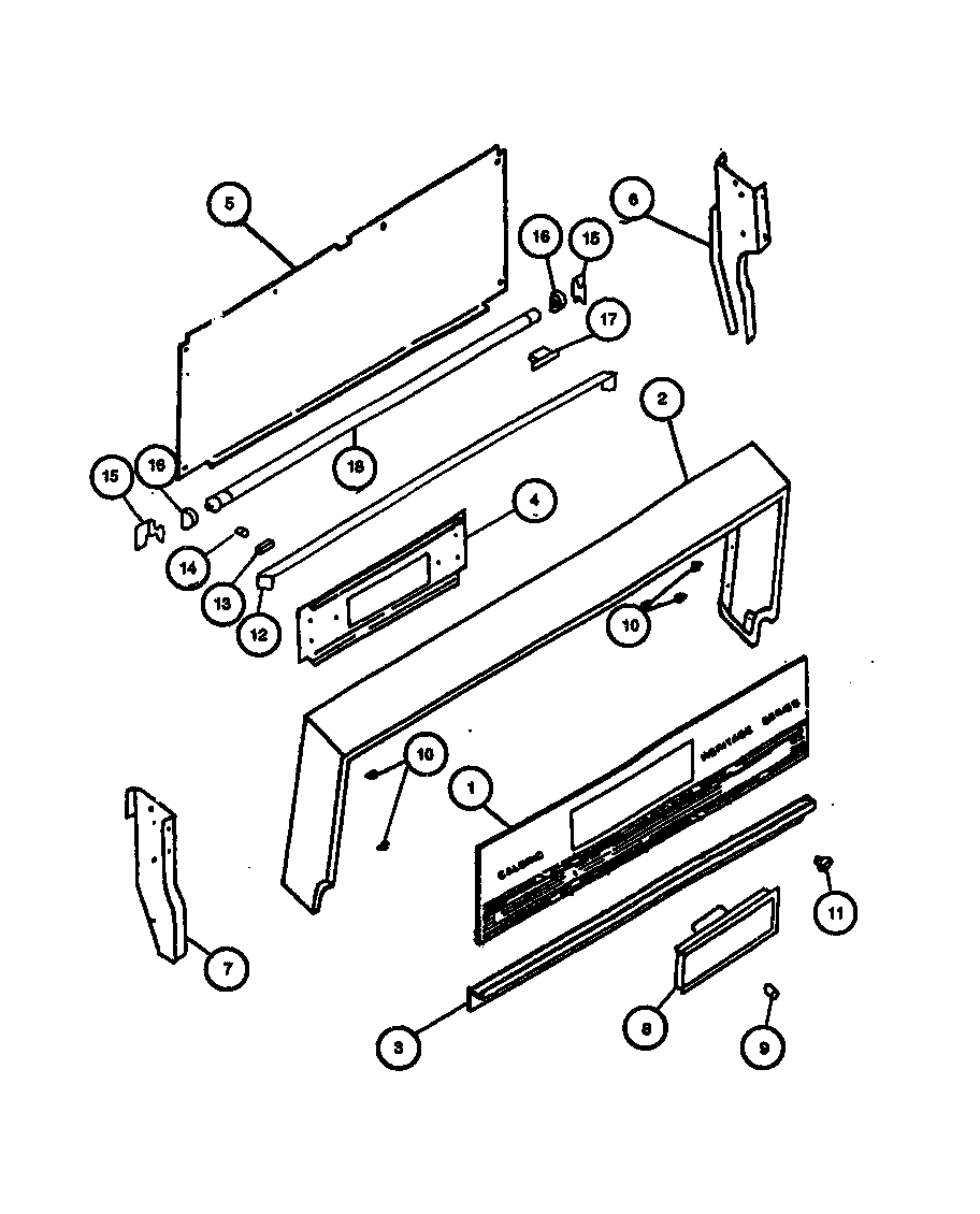 Caloric RMT375UL-P1141097NL page 6 diagram