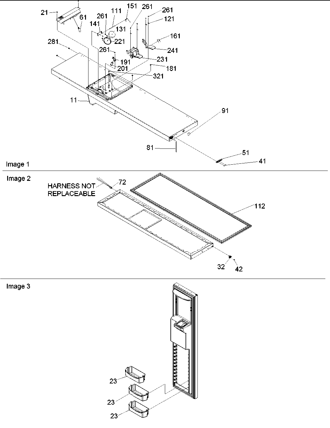 Amana SSD522VS-P1320307WS freezer door diagram