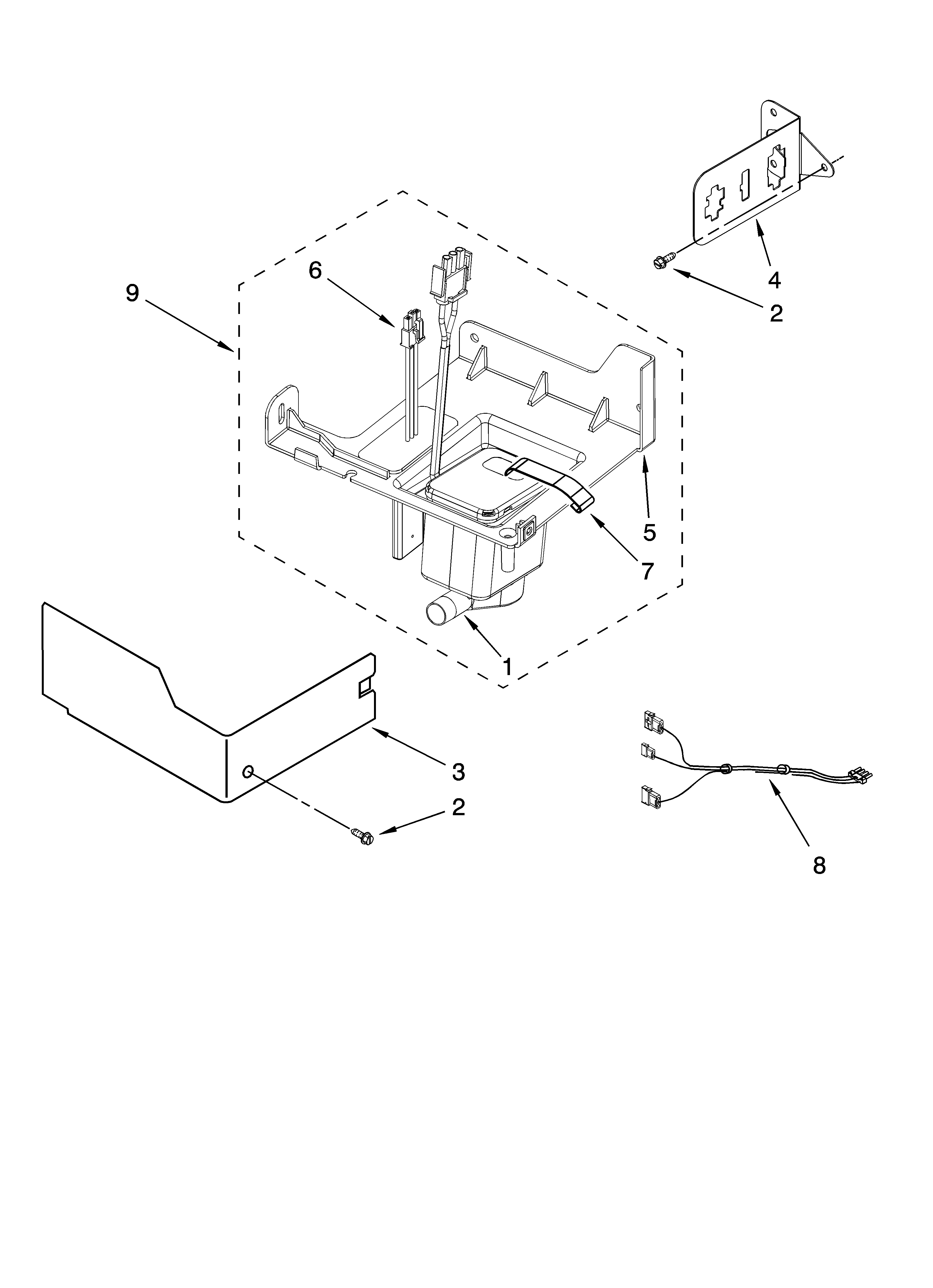 Whirlpool GI15NFLTB0 pump parts diagram
