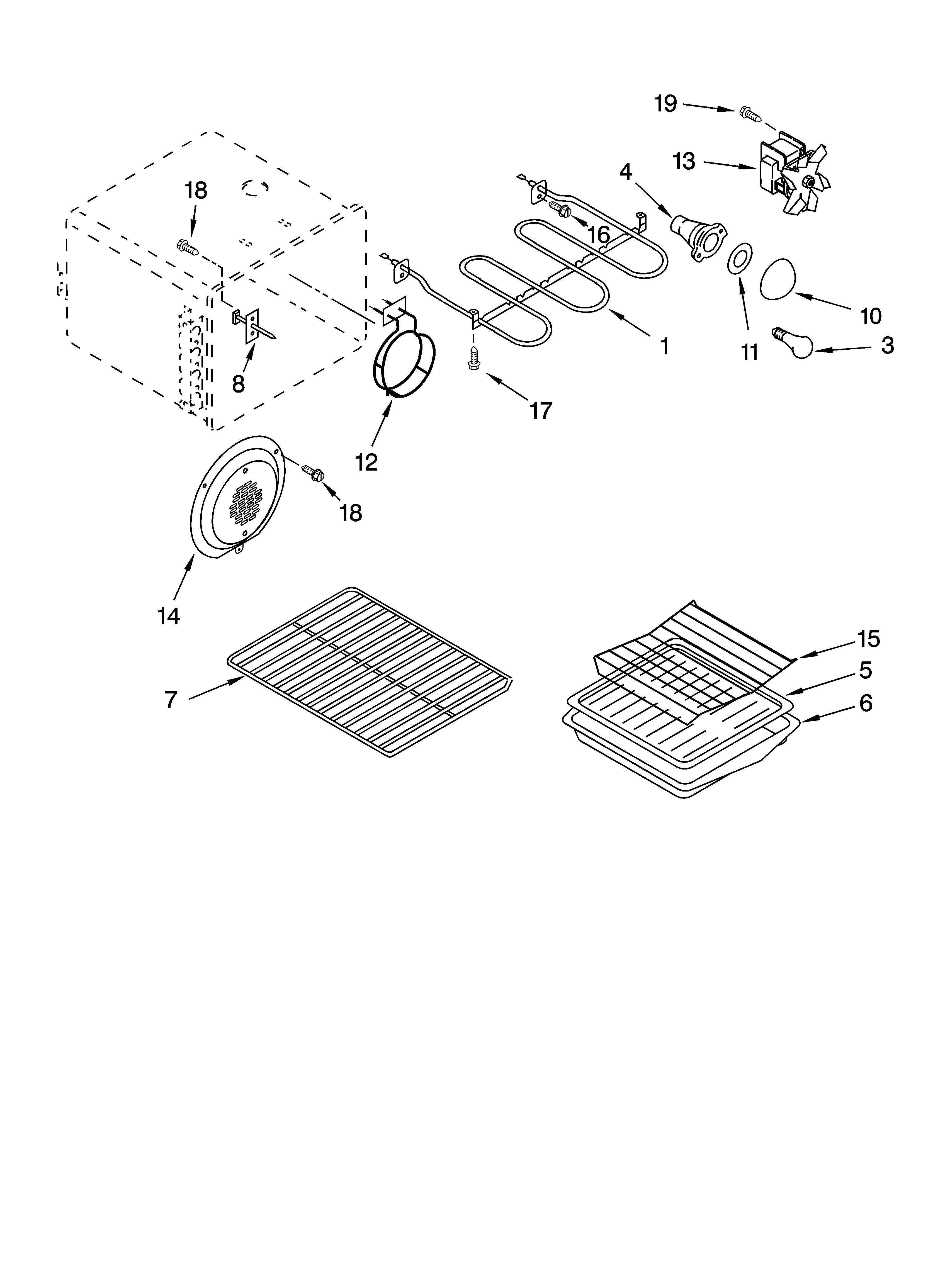 Whirlpool GLSP85900 oven parts diagram