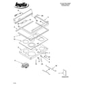 Inglis IJP89802 cooktop parts diagram