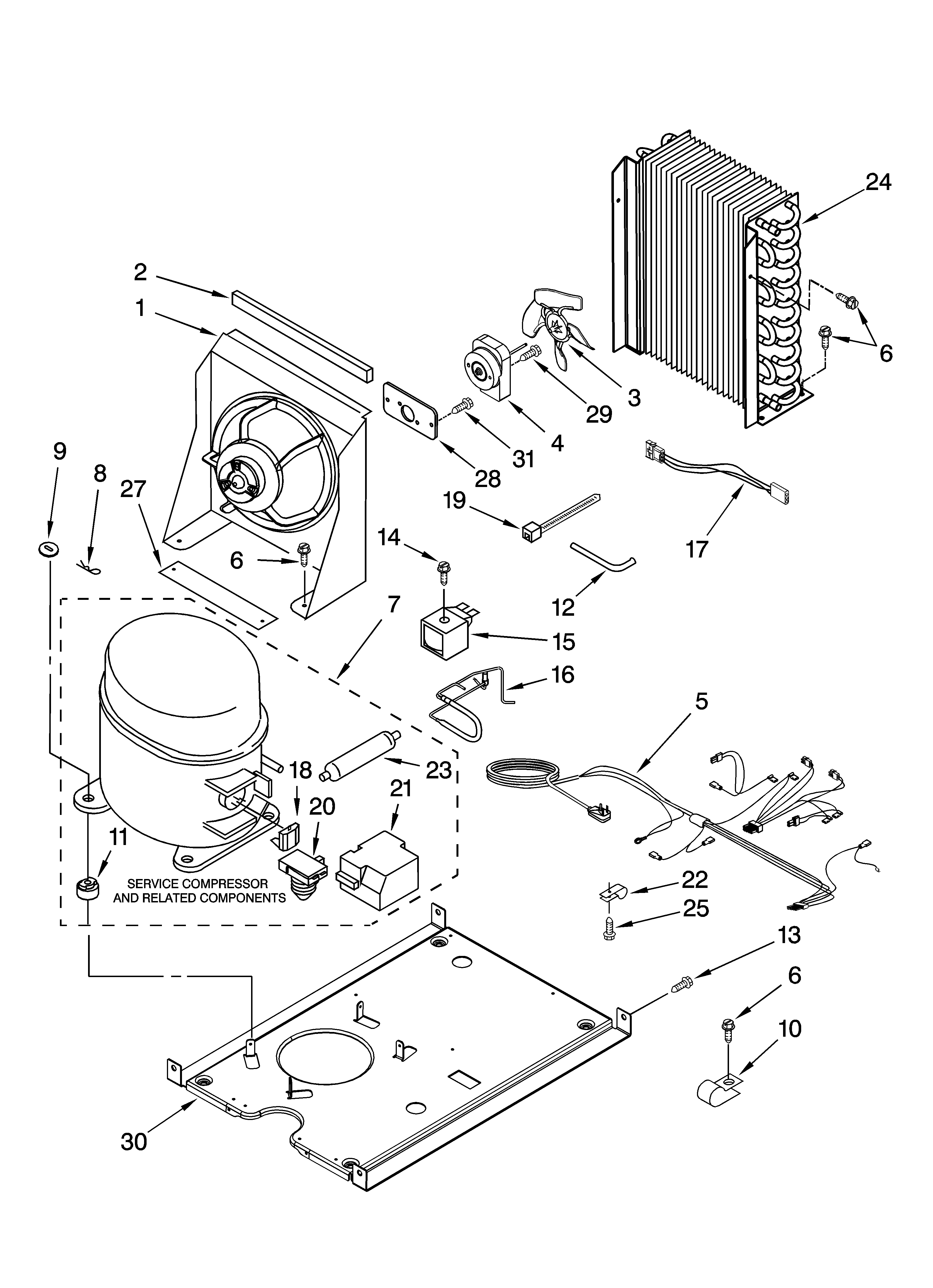 KitchenAid KUIC15NRSS0 unit parts, optional parts (not included) diagram