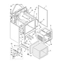 Whirlpool WLP54800 oven chassis parts diagram