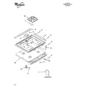 Whirlpool YGW395LEGQ5 cooktop parts diagram
