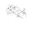 Whirlpool YGW395LEGQ5 cooktop burner parts diagram