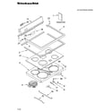 KitchenAid YKERC507HS5 cooktop parts diagram