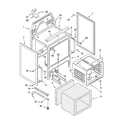 KitchenAid YKERC507HS5 oven chassis parts diagram