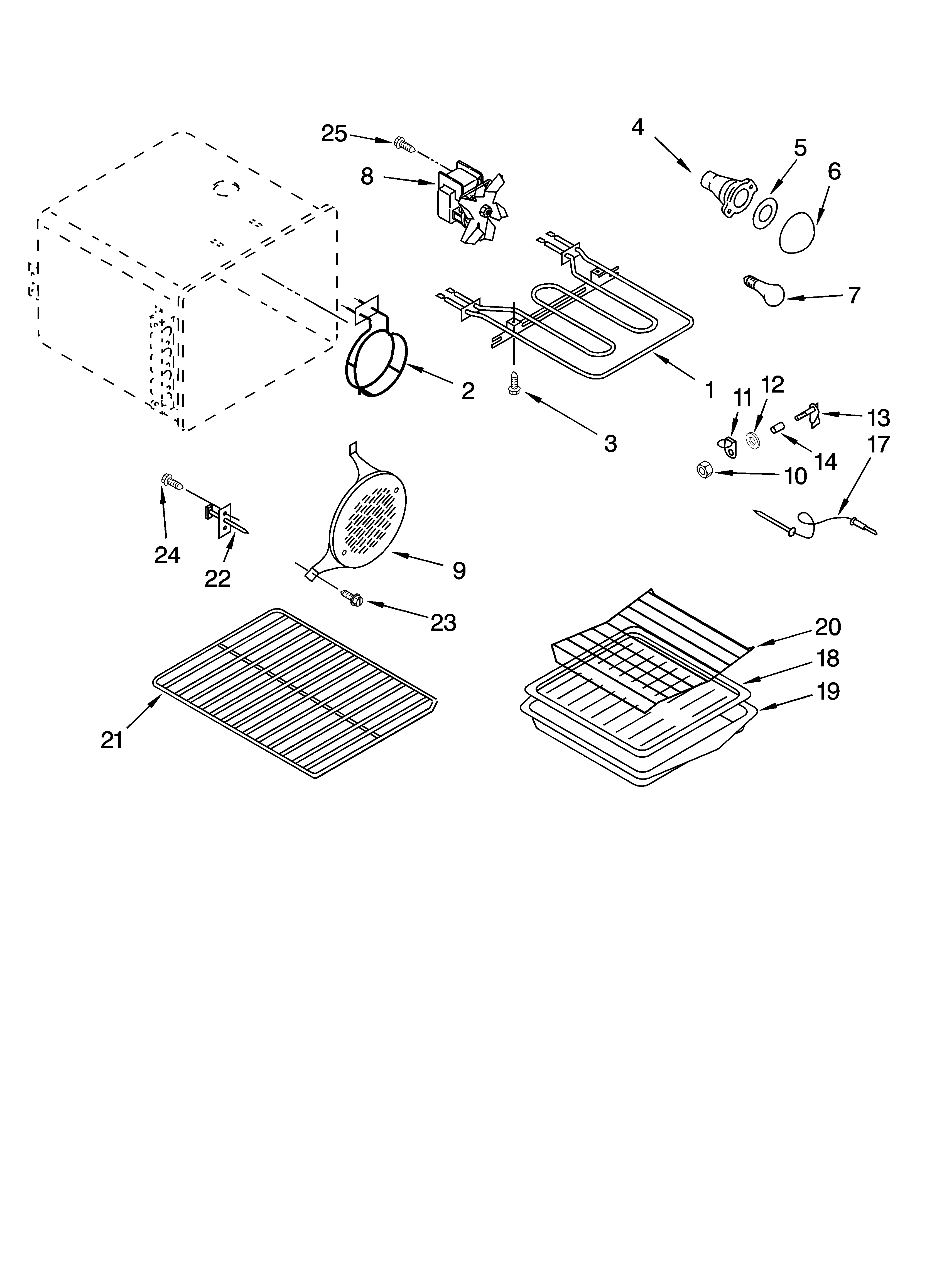 KitchenAid YKERC607HP7 oven parts diagram