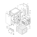 KitchenAid YKERC607HB8 oven chassis parts diagram