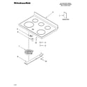 KitchenAid YKERI201PW0 cooktop parts diagram