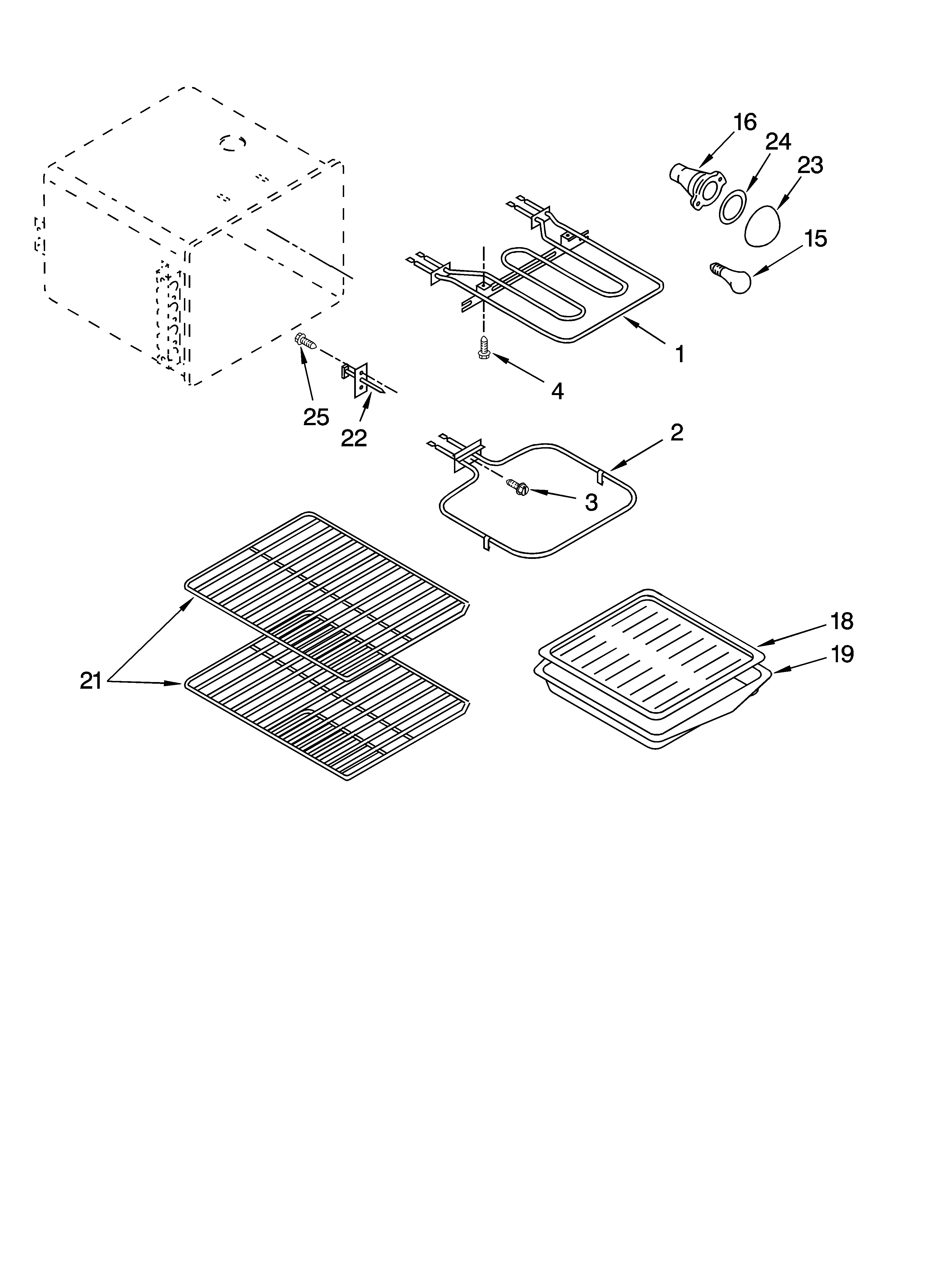 KitchenAid YKESC300HW6 oven parts diagram