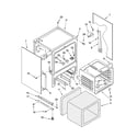 KitchenAid YKESC307HT6 oven chassis parts diagram
