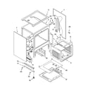 KitchenAid YKGRT607HB9 oven chassis parts diagram