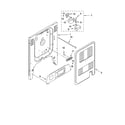KitchenAid YKGST307HW5 rear chassis parts, miscellaneous parts diagram