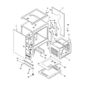 KitchenAid YKGST307HW6 oven chassis parts diagram