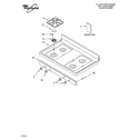 Whirlpool YSF379LEKQ1 cooktop parts diagram
