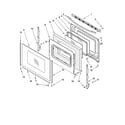 Whirlpool YSF387LEKQ1 door parts, miscellaneous parts diagram