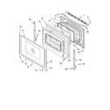 Whirlpool GERC4110PS2 door parts, optional parts diagram