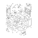 Whirlpool GERC4120PB3 chassis parts diagram