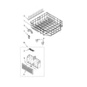 Whirlpool GU2200XTSQ2 lower rack parts, optional parts (not included) diagram