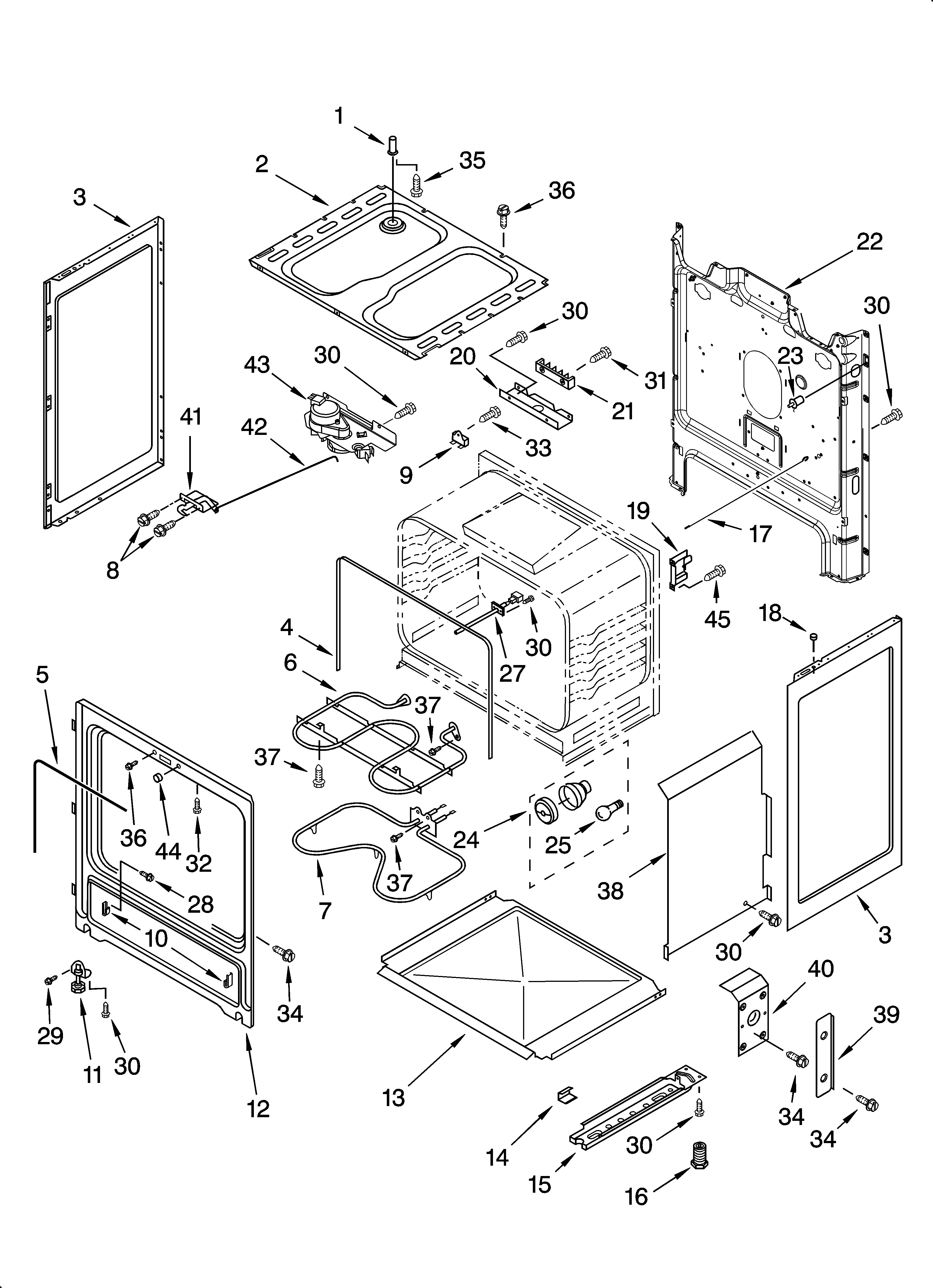 Inglis IMP33802 chassis parts diagram