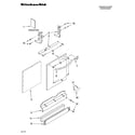 KitchenAid KUDS02SRBL3 door and panel parts diagram