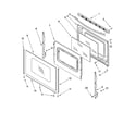 Whirlpool WERE3000PQ1 door parts, miscellaneous parts diagram