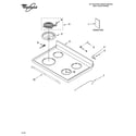 Whirlpool WERP3000PQ1 cooktop parts diagram