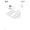 Whirlpool WERP3101SQ0 cooktop parts diagram