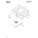 Whirlpool WERP4110PQ2 cooktop parts diagram