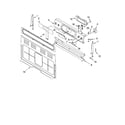 KitchenAid YKERI204PW3 control panel parts diagram