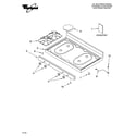 Whirlpool YSF315PEMQ0 cooktop parts diagram