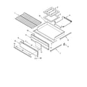 Whirlpool YSF315PEMQ0 oven & broiler parts diagram