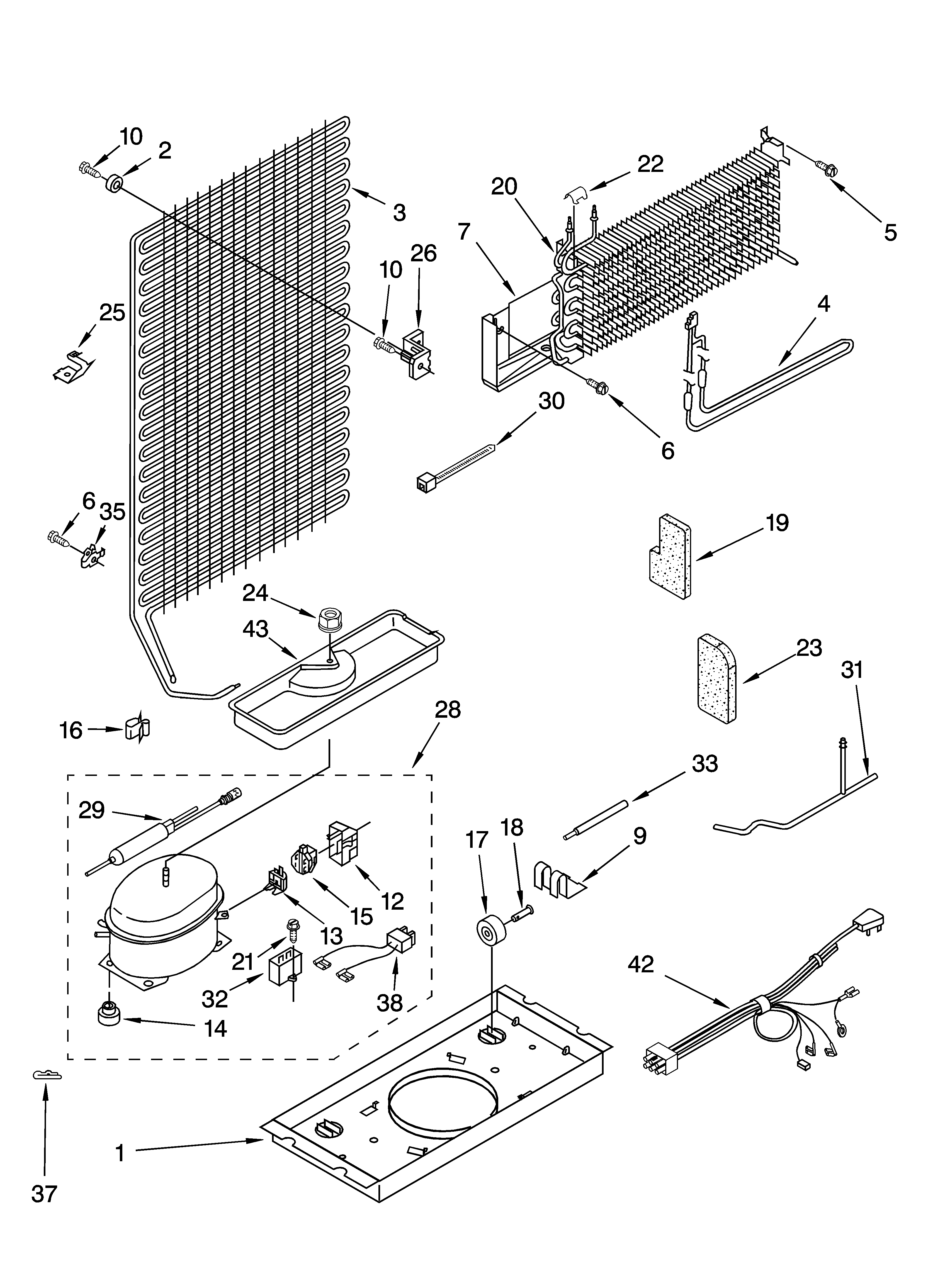 Inglis IKT141300 unit parts diagram