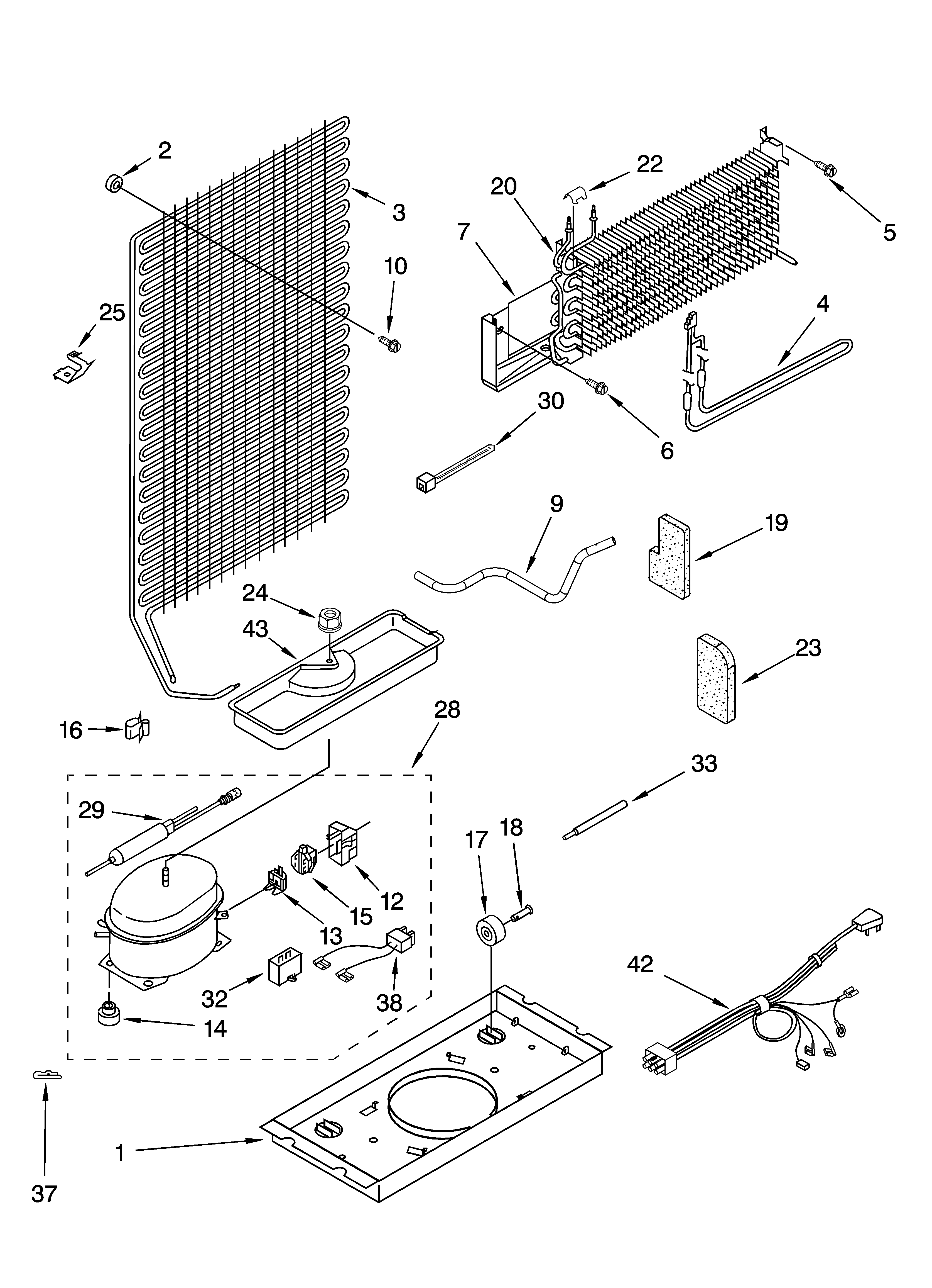 Inglis IKT141302 unit parts diagram