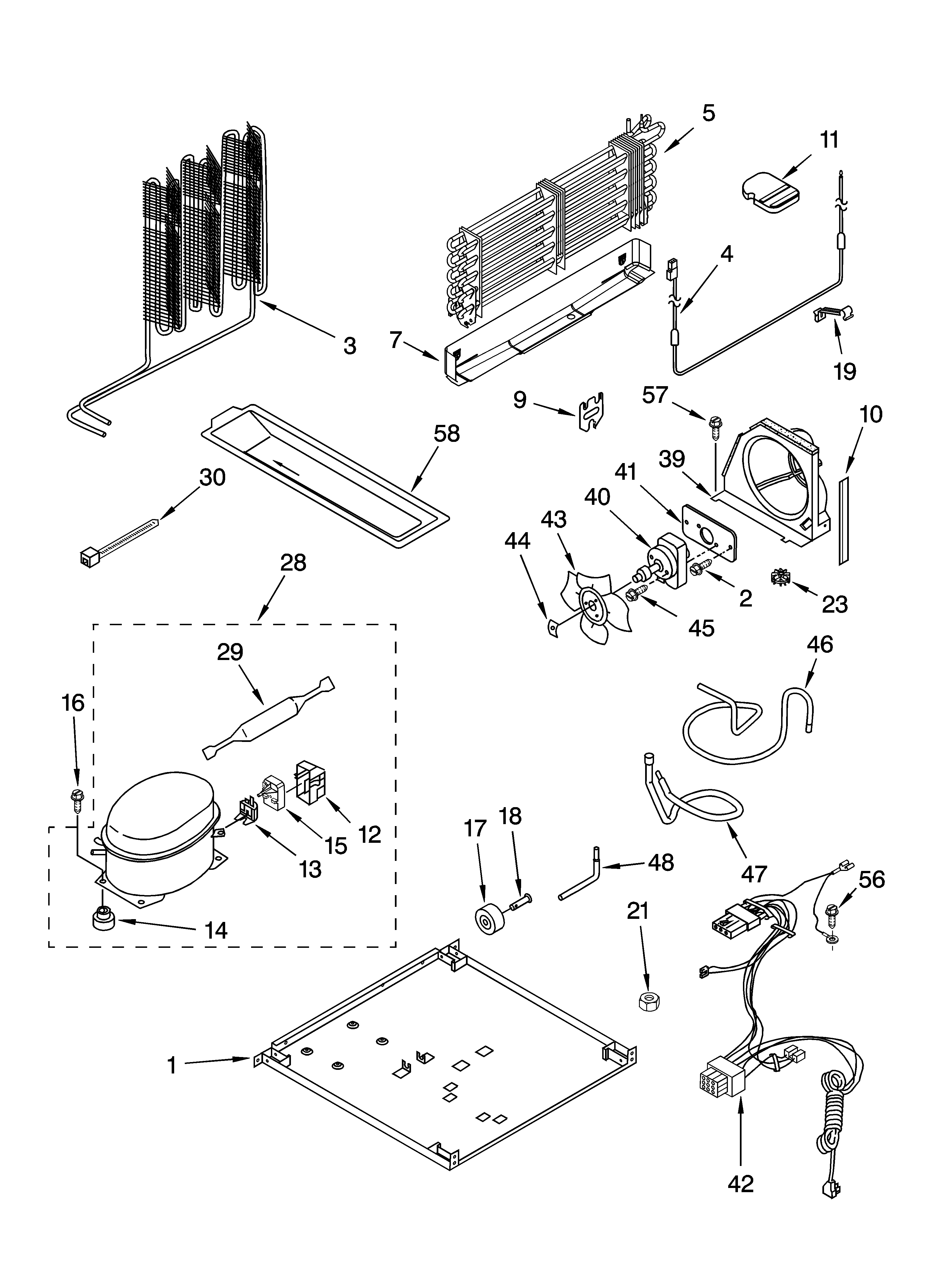 Inglis IMT186302 unit parts diagram