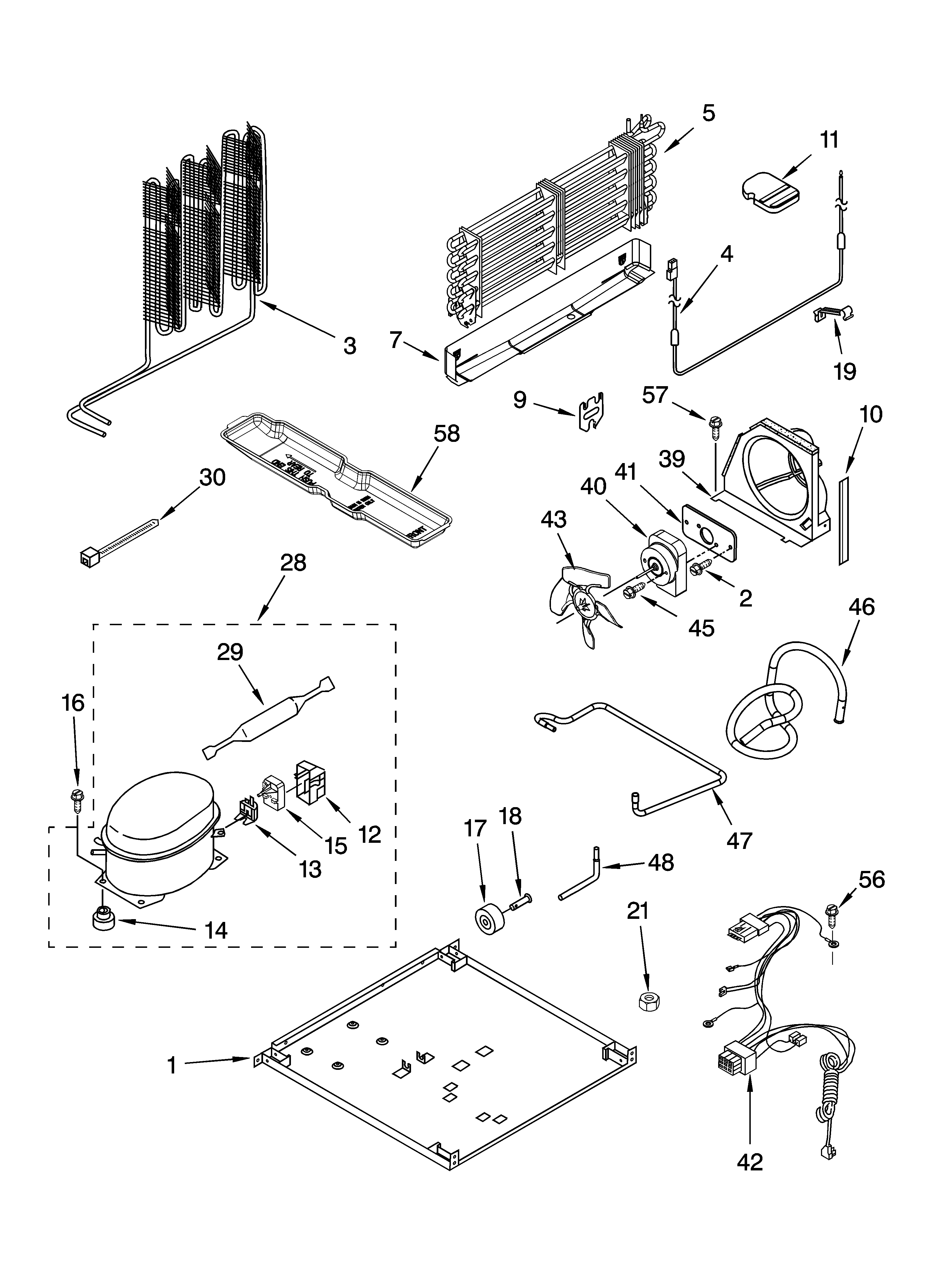 Inglis IMT186303 unit parts diagram