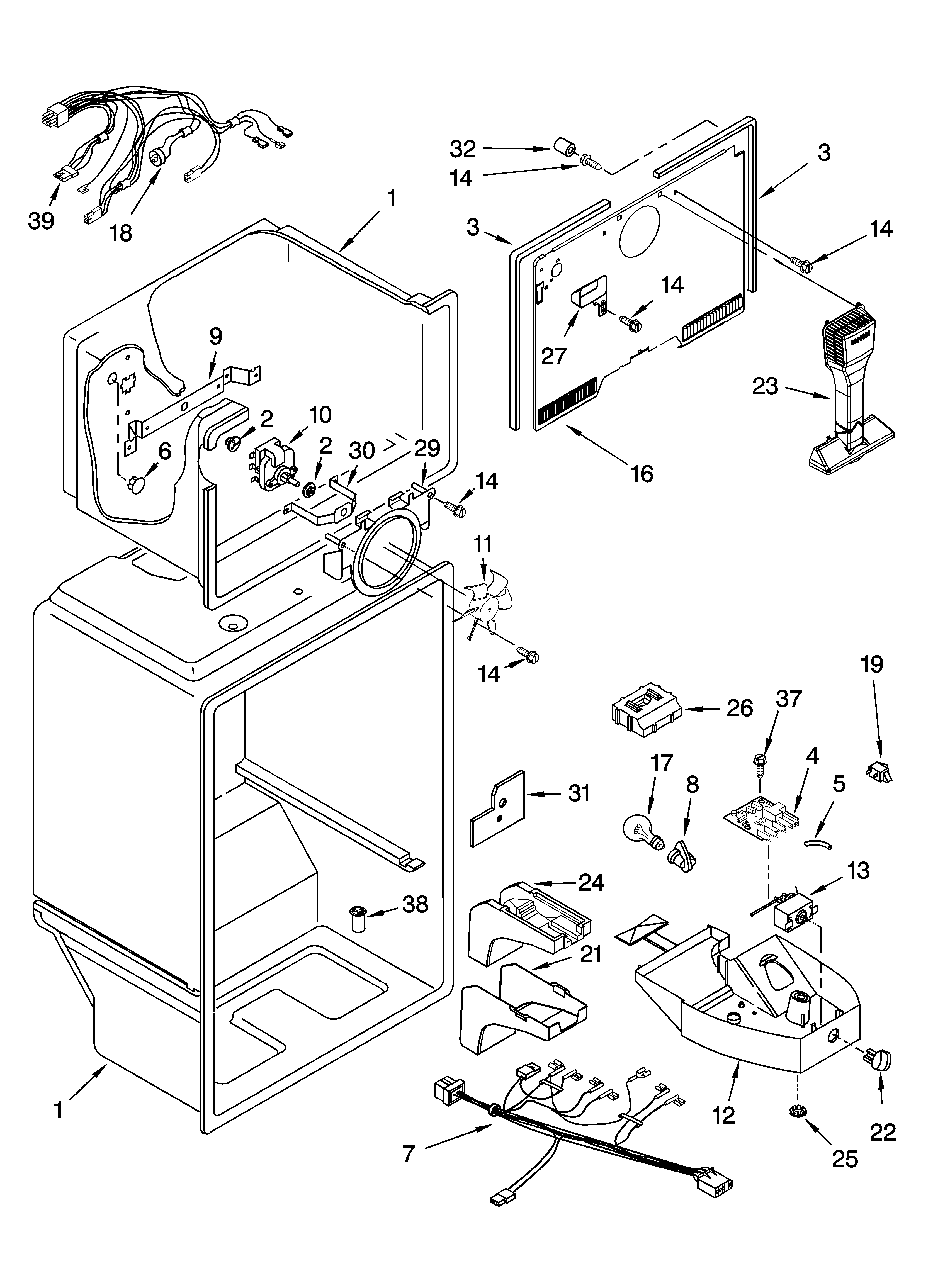Inglis IMT186304 liner parts diagram