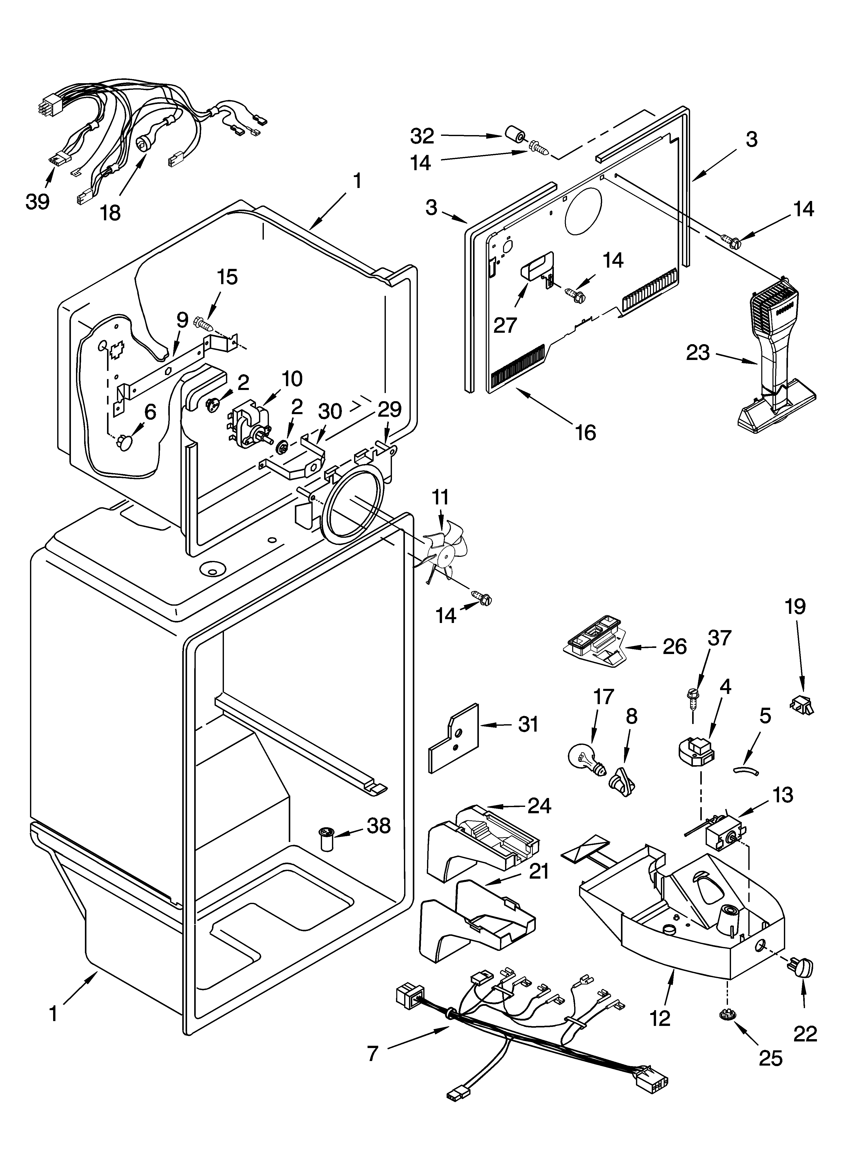 Inglis IMT186305 liner parts diagram