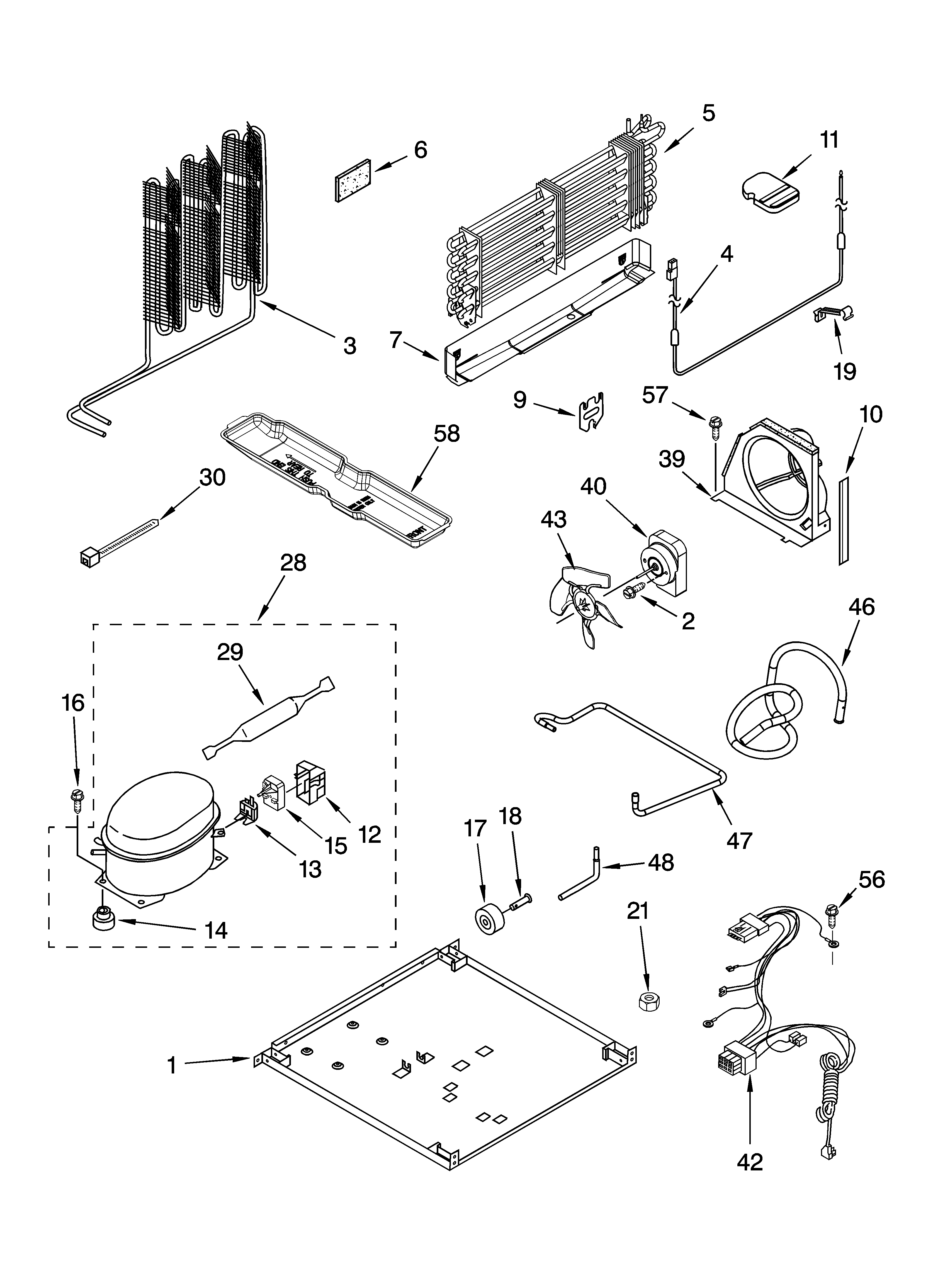 Inglis IMT186305 unit parts diagram