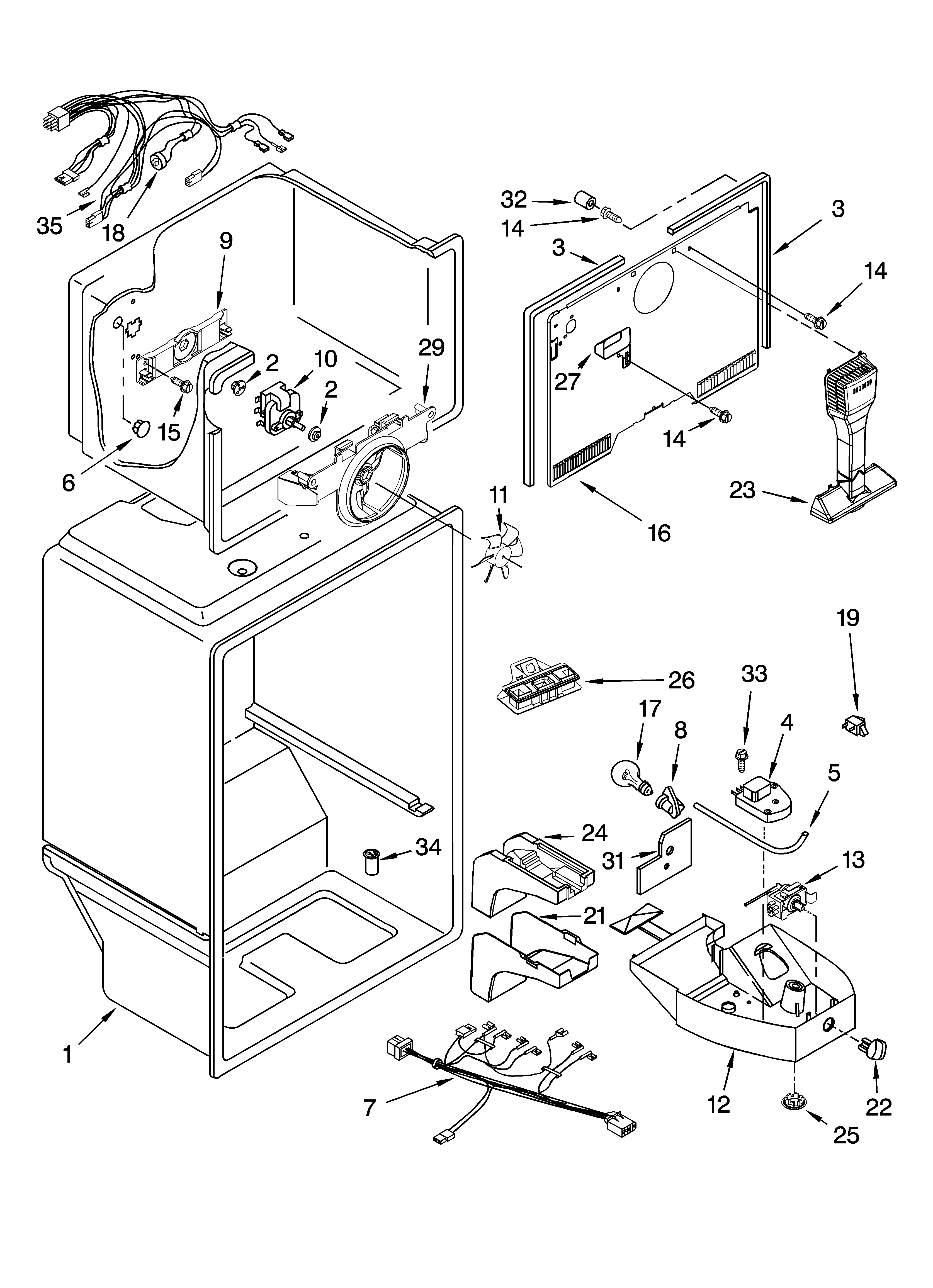 Inglis IMT186306 liner parts diagram