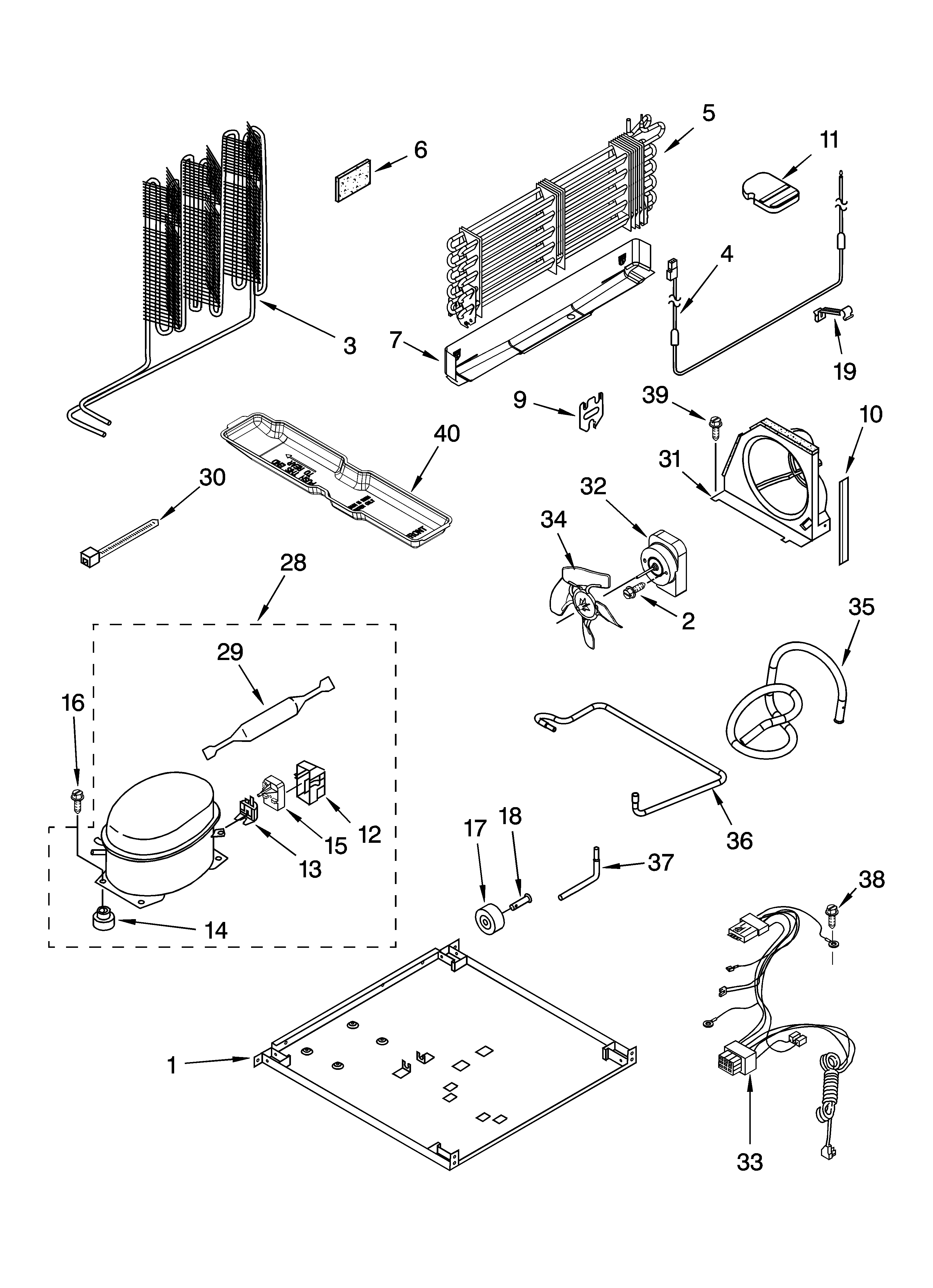Inglis IMT186306 unit parts diagram
