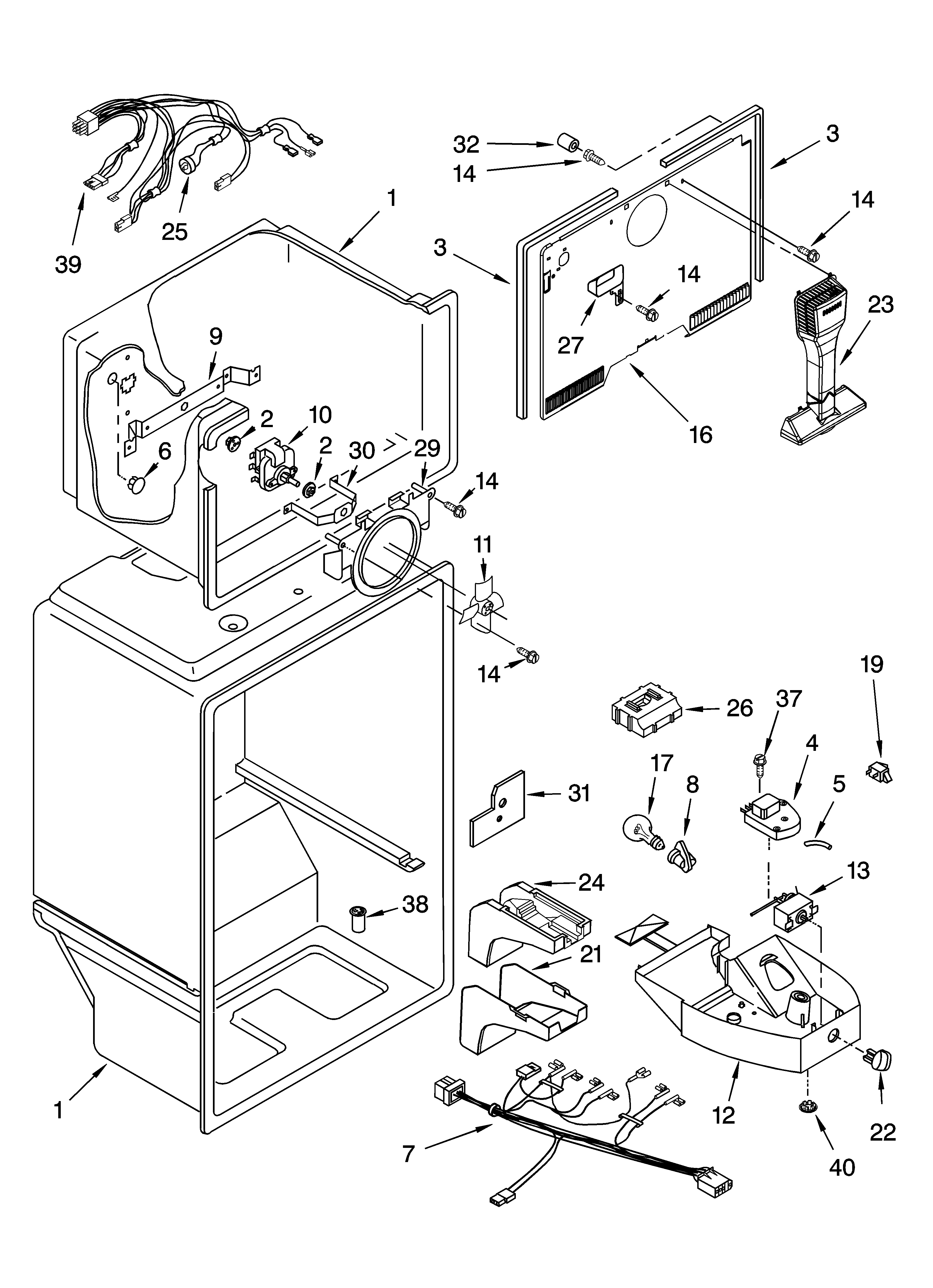Inglis IMT188300 liner parts diagram