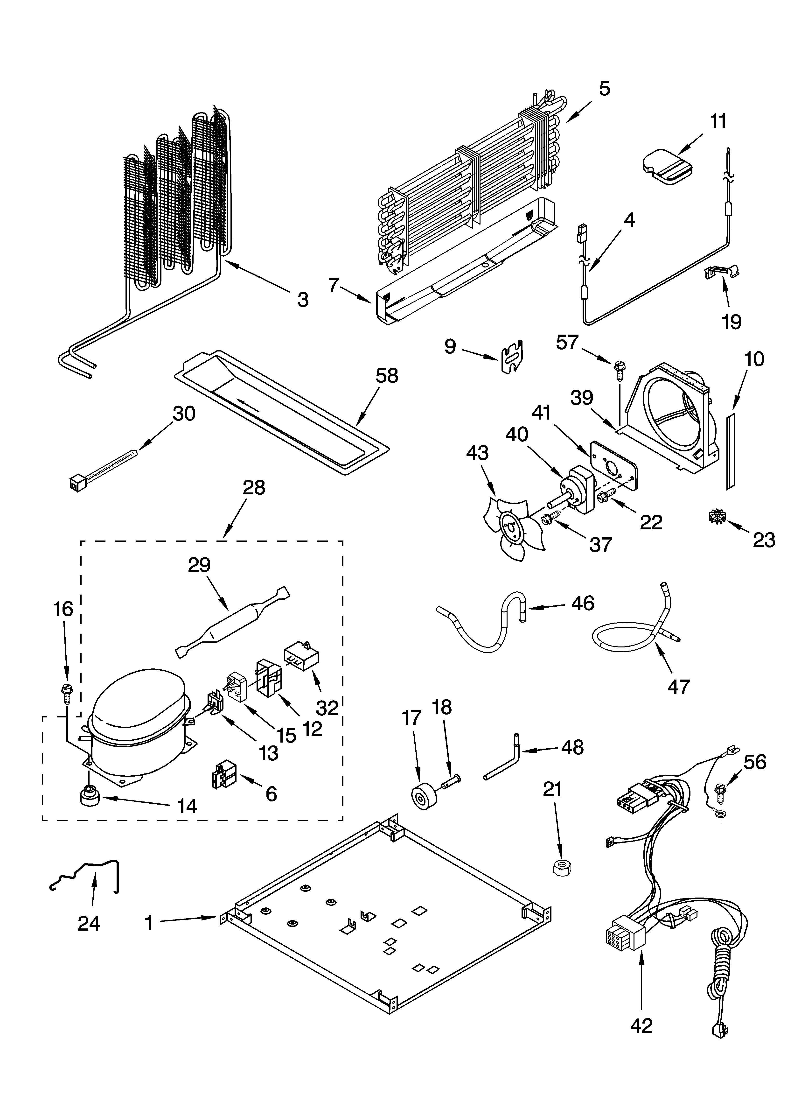 Inglis IMT188300 unit parts diagram