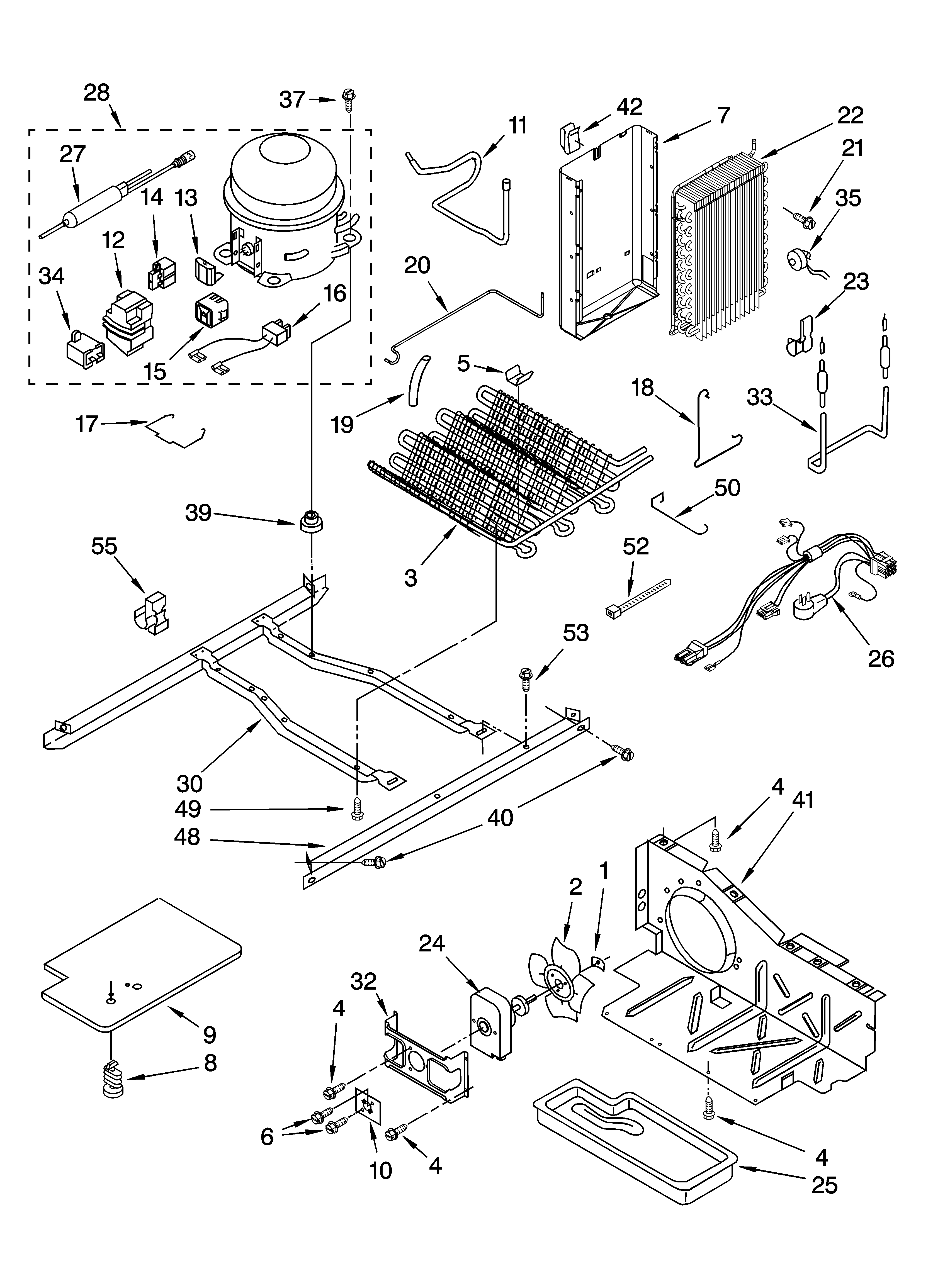 Inglis INS204300 unit parts diagram